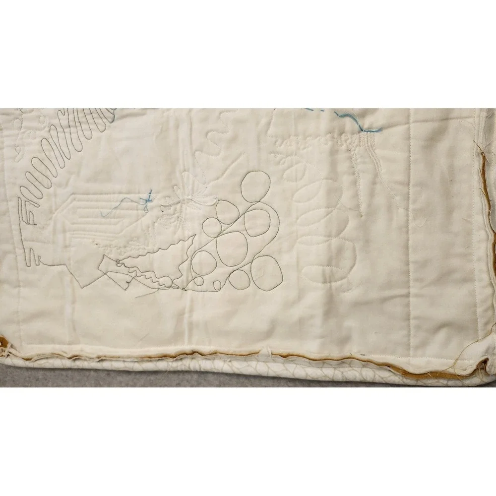 Handmade Quilted Rooster Wall Hanging Mini‎ Quilt Patchwork Farmhouse Kitchen